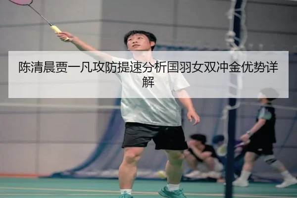 陈清晨贾一凡攻防提速分析国羽女双冲金优势详解